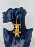 Rooted in Style Natural Button Dangles