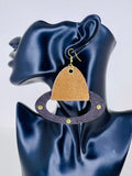 Harvest Halo Leather Statement Earrings