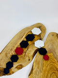 Geo Pop Hexagon Drop Statement Earrings