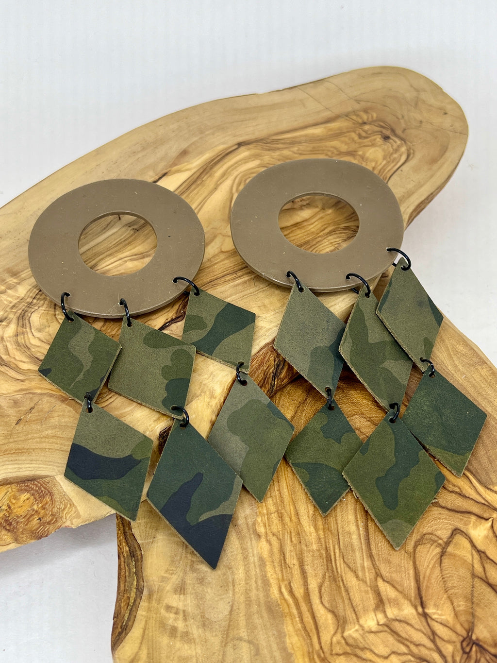 Terrain Link Drop Statement Earrings