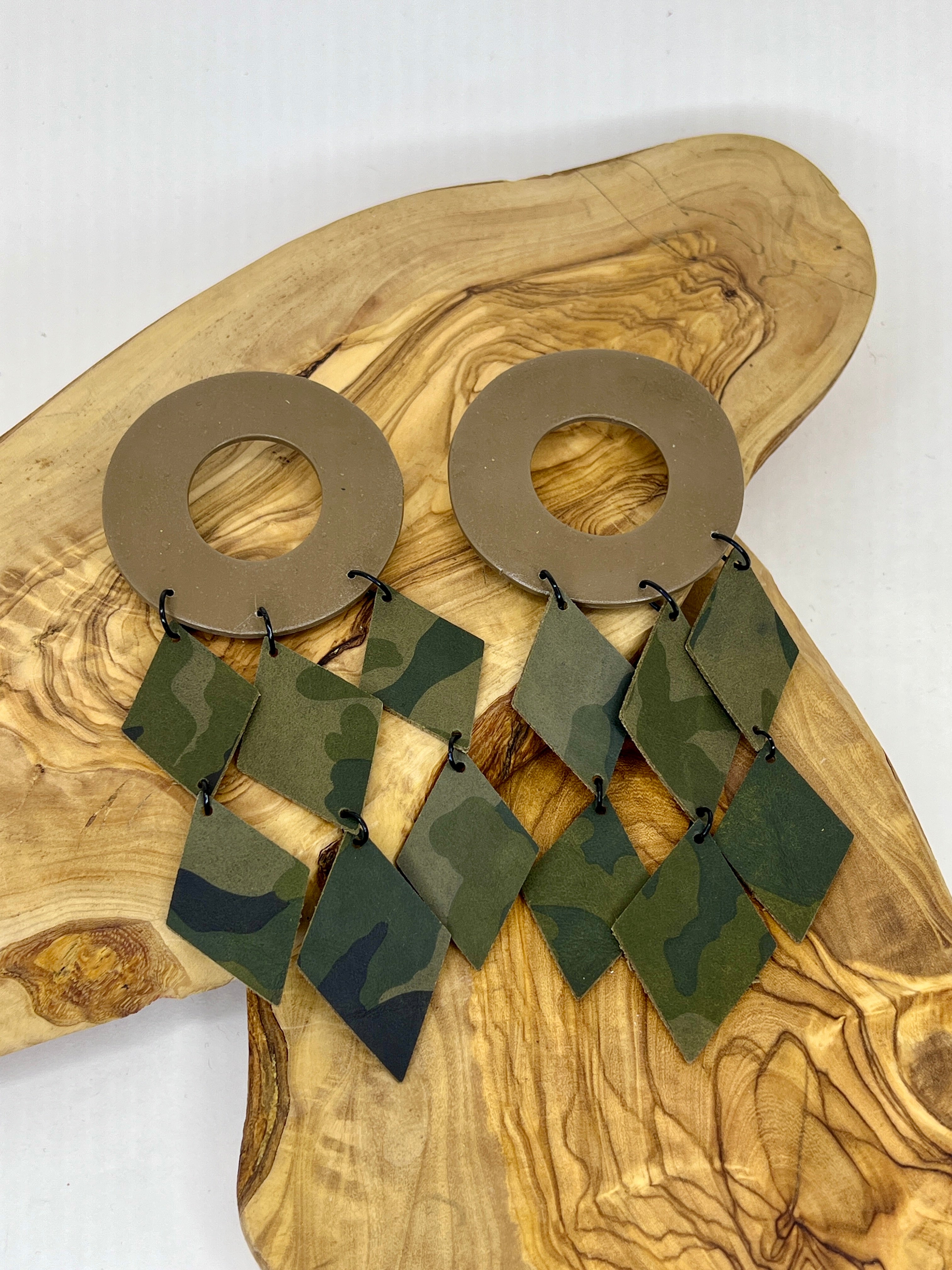 Terrain Link Drop Statement Earrings