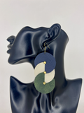 Triple Wave Leather Drops