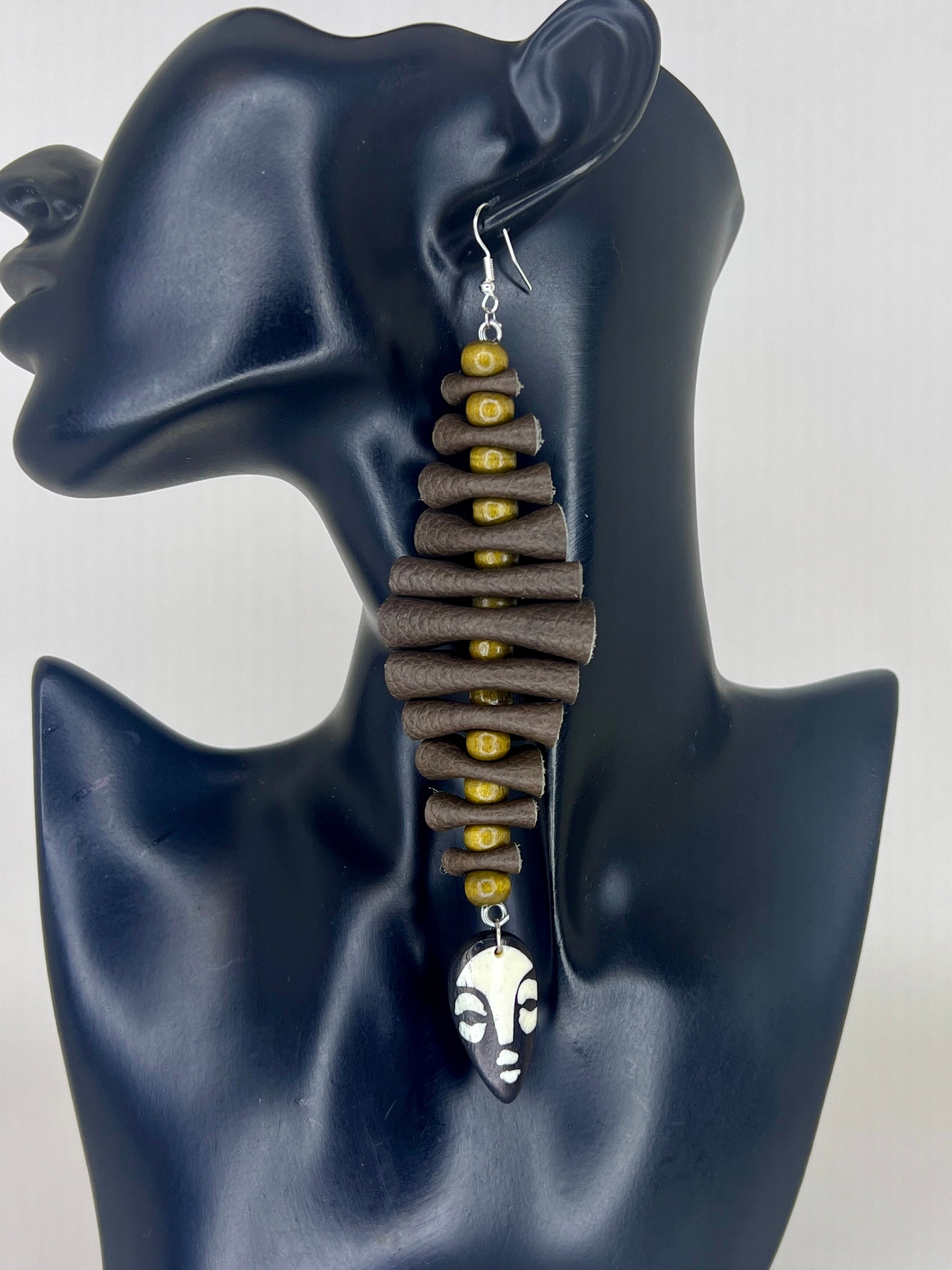 Tribal Rhythm Stack Statement Earrings